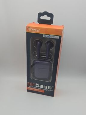 AirBass True Wireless Earbuds W/ Charging Case - Purple (BNIB)💜